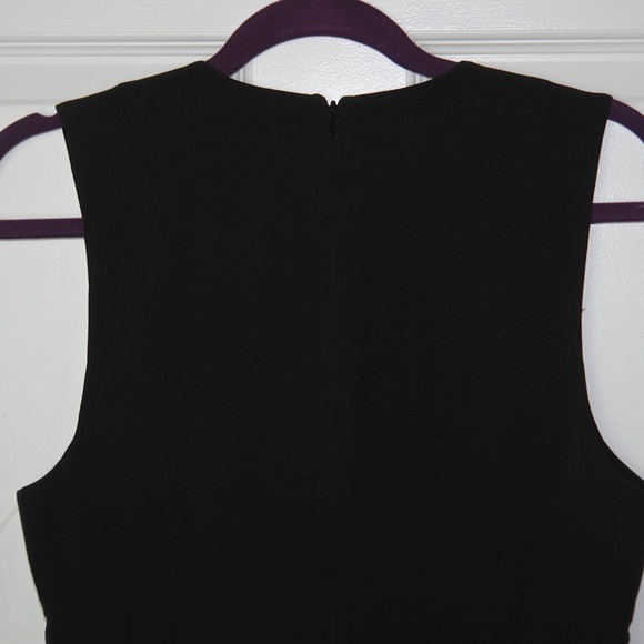 SOLD NWT NBD Phineas Black Sleevless Rhinestone Front Plunge Neck Mini Dress Med - Picture 8 of 11